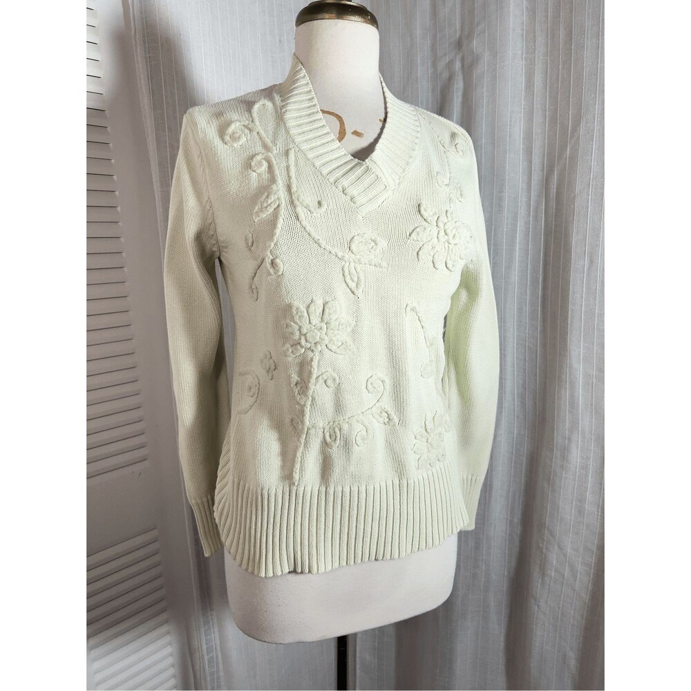 JonesWear Sport Sweater Size 18W 90's Vintage Cottagecore Coquette